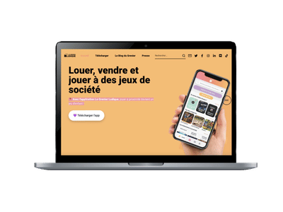 Le Grenier Ludique - Back Office - Ergonomie (UX/UI)