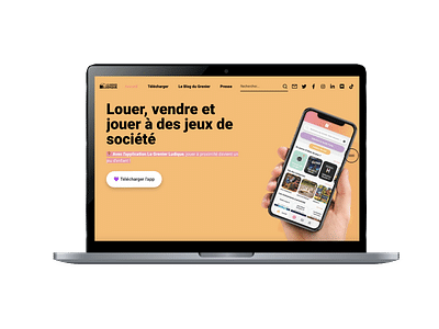 Le Grenier Ludique - Back Office - Applicazione web