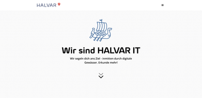 HALVAR IT Homepage - Webseitengestaltung