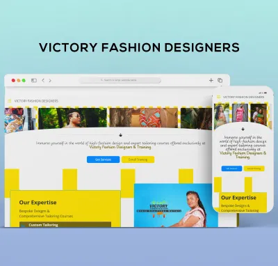 Website Development for Victory Fashion Designers - SEO