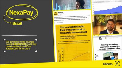 NexaPay — Brazil Launch PR Campaign - Communication corporate