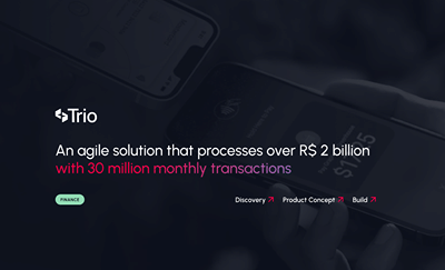 Trio | Financial solution that processes over 2 bi - Développement de Logiciel