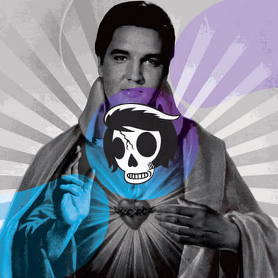 Enzima X Elvis Lives - Redes Sociales