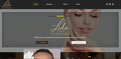 Création de site web I Lida Coiffure & Esthétique - Creación de Sitios Web