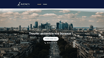 Site vitrine Davency - Website Creatie