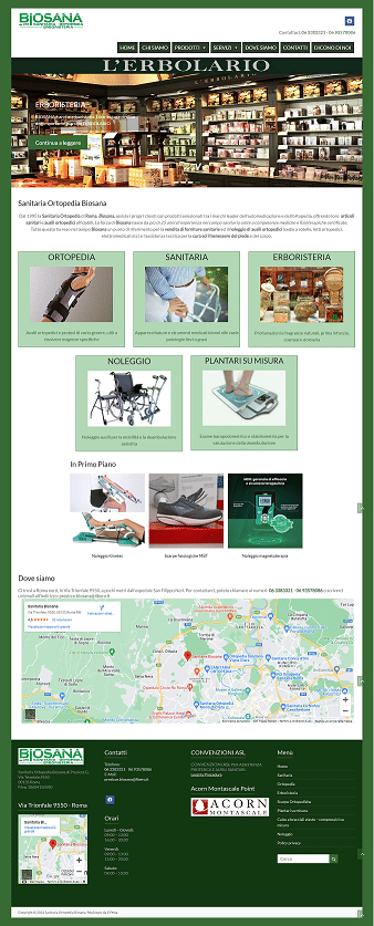 Sanitaria Biosana: Site Web SEO Oriented - SEO