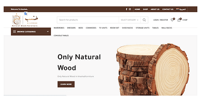 khashab Furniture - Website - Creazione di siti web
