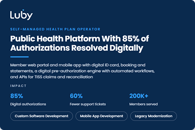Health Platform With 85% Digital Authorizations - Développement de Logiciel