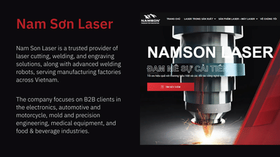 NamSon Laser - B2B SEO with AI integration to boost visibility & leads - SEO