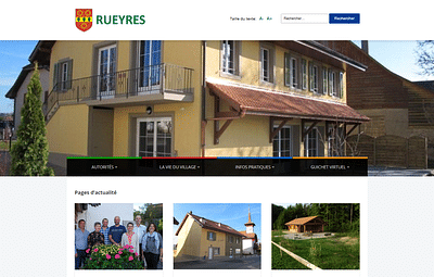 Site web commune de rueyres - Référencement naturel