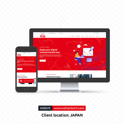 Website development for Nehan Tech - Website Creation
