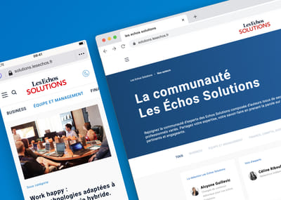 Les Echos Solutions | Réfonte d'identité graphique - Graphic Identity