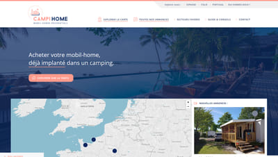Création de CampiHome Web application - Référencement naturel