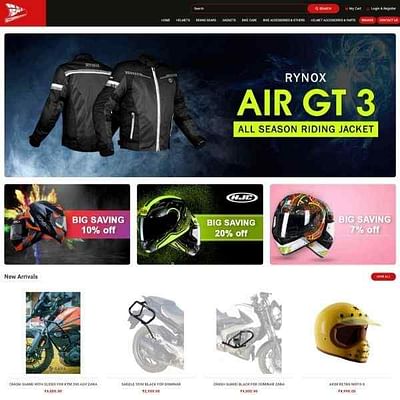 Real Accessories ecommerce website - E-commerce