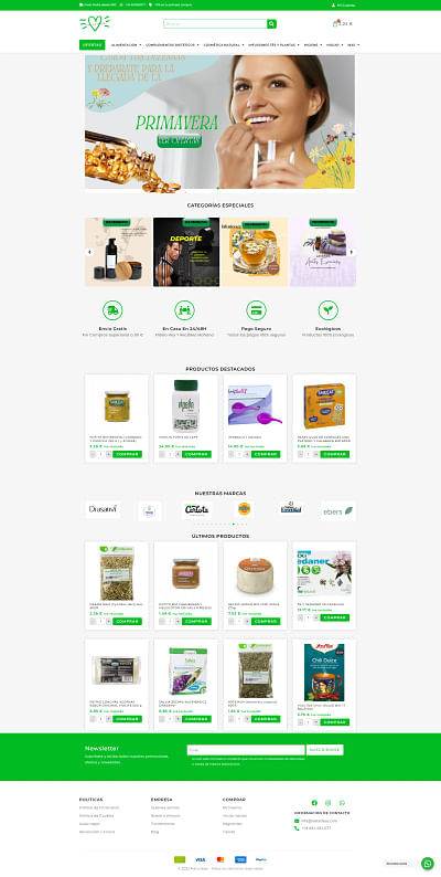 e-commerce - Naturdess Productos naturales - E-commerce