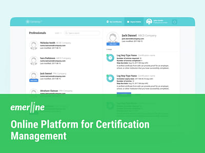 Online Platform for Certification Management - Software Development