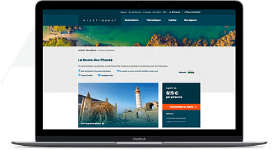 Refonte d’un site internet de voyage - E-commerce