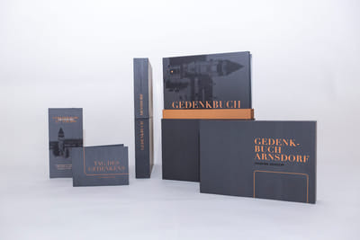 Gedenkbuch – Gemeinde Arnsdorf - Werbung