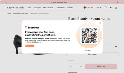 Empress of Heels - E-Commerce