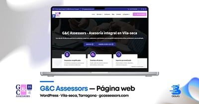 Web corporativa para asesoría y gestoría — G&C Assessors - Creación de Sitios Web