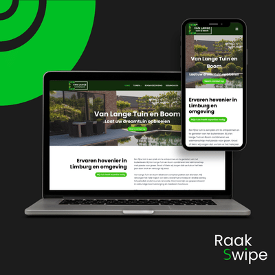 Van Lange Tuin & Boom Website - Référencement naturel