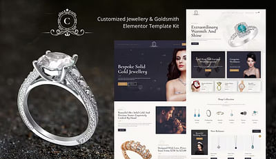 E-commerce Web Design for Jewelry Company - E-commerce