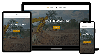 FMG Terrassement - Website Creation