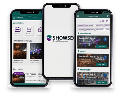 Showsec mobile app - Applicazione Mobile