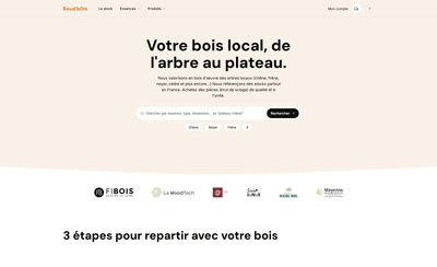 Changer notre consommation du bois en France avec Boud'BOis - Création de site internet