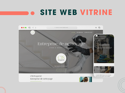 Site web vitrine - CJS Propreté - Website Creation