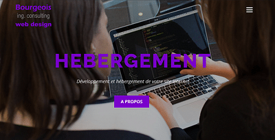 Site internet Bourgeois Web Design - Création de site internet