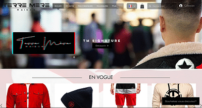 E-COMMERCE MARQUE DE VÊTEMENTS MAISON TERRE MERE - Website Creation