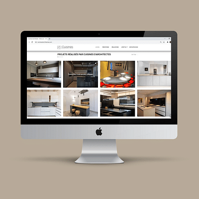 Création Site Internet - Cuisines d'Architectes - Website Creation