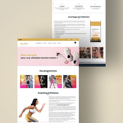 Identité visuelle & Site/App [JoanaBfitness] - Création de site internet