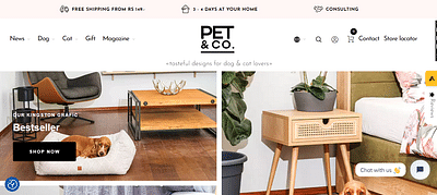 Online Pet Products Store - E-commerce