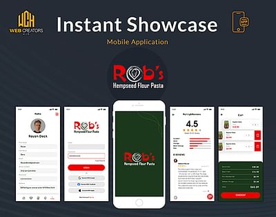 Mobile App for Rob's HempSeed Flour Pasta - Mobile App