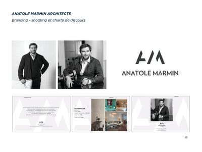 Branding, shooting et charte de discours pour A.MARMIN ARCHITECTE - Fotografie