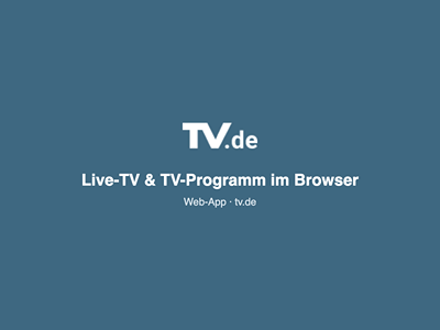 TV.de Web-App – Live-TV & TV-Programm im Browser - Web Application