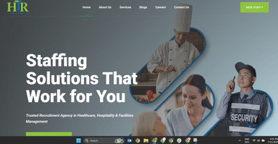 Custom Recruitment Website Built for HTR Recruitment - Marketing