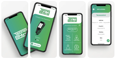 Tecnocontrol - APP Bluetooth per strumenti tecnici - Applicazione web