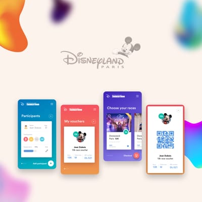 Disneyland Paris - Half Marathon - Website Creation