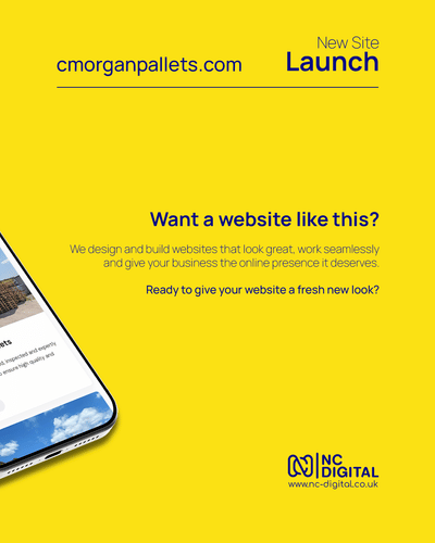 Website Design & Development for C Morgan Pallets - Website Creation