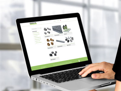 Onlineshop für Industrieunternehmen - Webseitengestaltung
