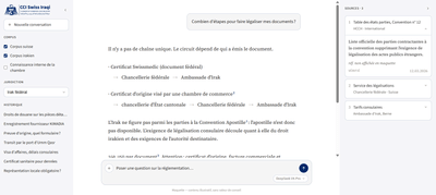 RAG - Assistant réglementaire export Suisse–Irak - Artificial Intelligence