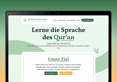 MuslimTeacher – Digitale Lernplattform mit SEO-Optimierung - Website Creatie