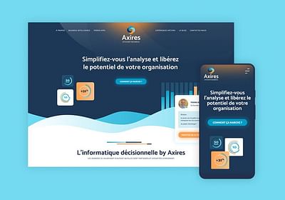 Site Axires - Création de site internet