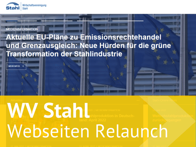 Relaunch der Verbands-Webseite - Website Creation