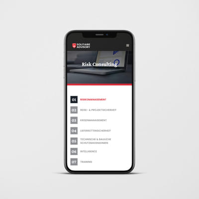 Asymmetric Security - Solitaire Advisory - Webseitengestaltung