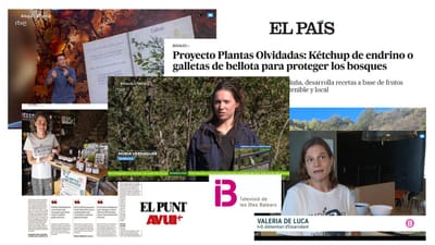 Plantas Olvidadas en El País, TVE, RNE, La Vanguardia, El Punt, TV3... - Öffentlichkeitsarbeit (PR)