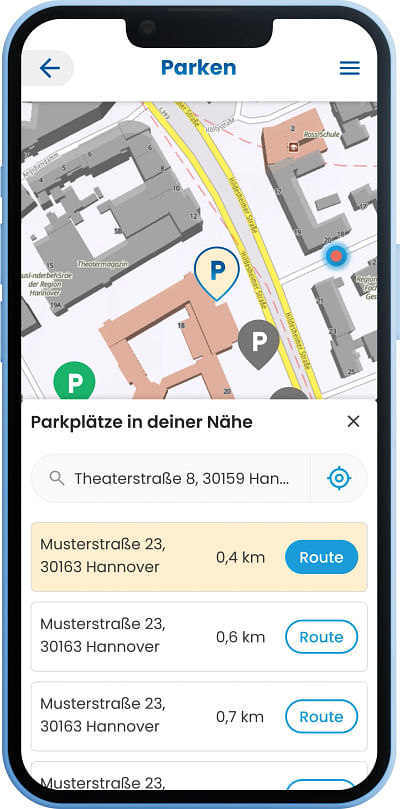 Die Urban Data Platform für die Region Hannover - Application mobile
